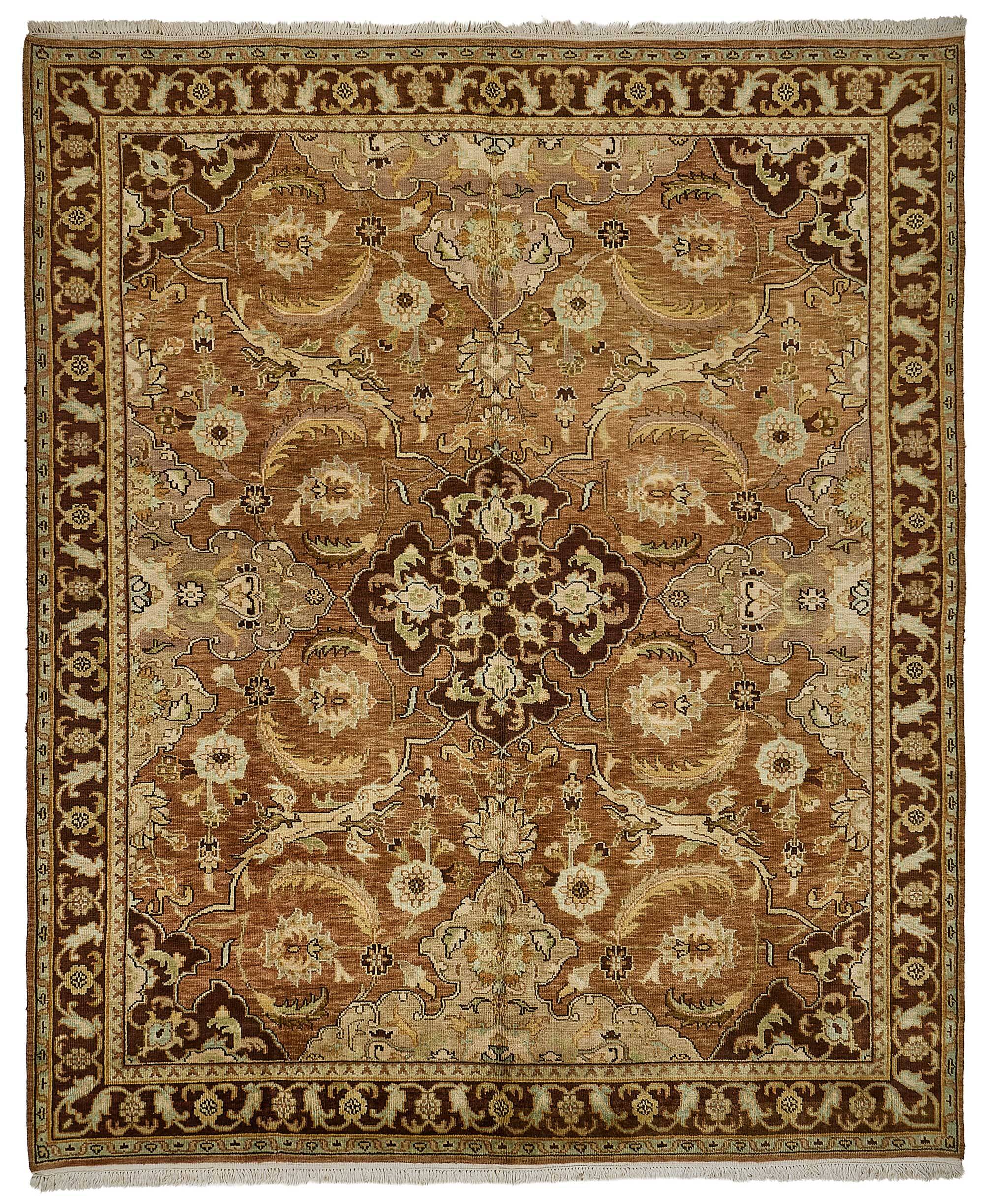Turkish Handknotted Wool Oushak Rug 256 cm x 303 cm