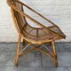 Vintage rattan armchair 60s-70s