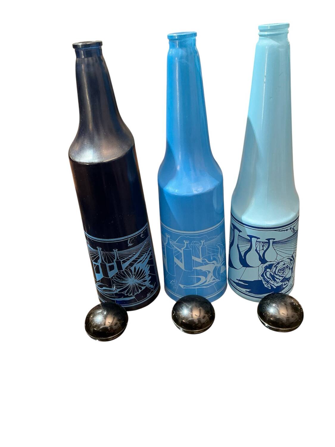 Vintage bottle by Salvatore DALI for Rosso Antico