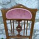 Art-nouveau marquetry chair 1900