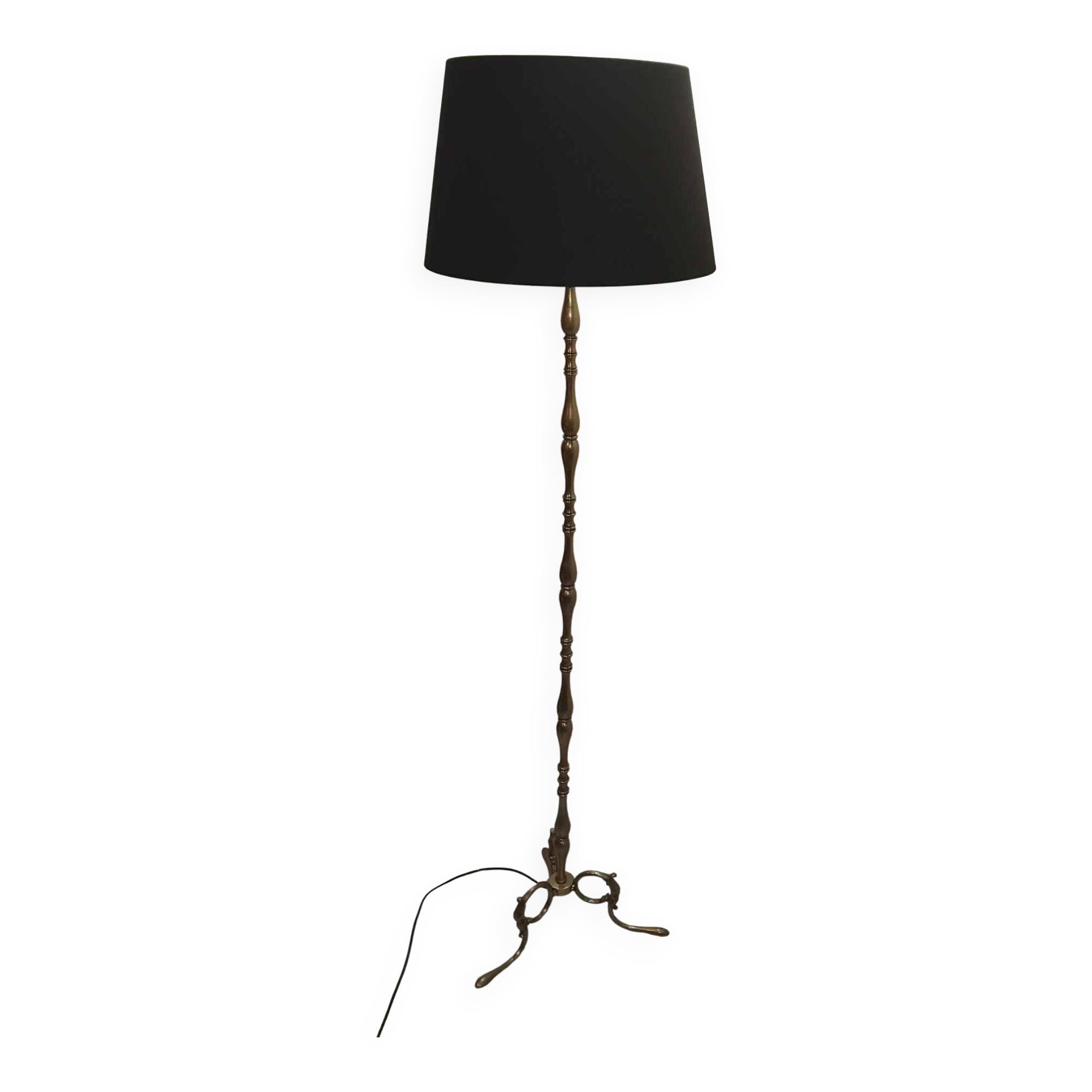 50s/60s bronze floor lamp