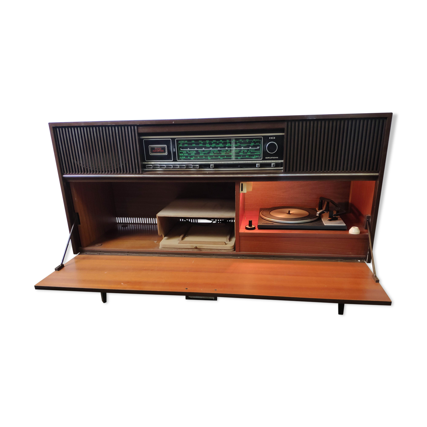 Meuble radio Grundig vintage MPX