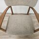 Swedish armchair in wood and fabric