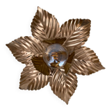 Vintgae wall light in gold metal