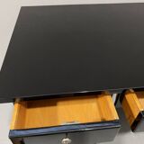 Bureau moderniste tchécoslovaque en chrome et bois, années 1950, Europe