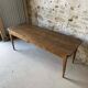 Antique wooden table with tapered legs – 200 cm
