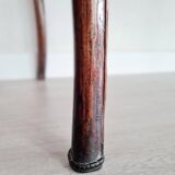 Old table - wooden desk with curved legs