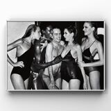 Helmut Newton – « Jerry Hall Spitting », 1978 Tirage d'art