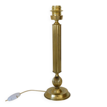 Base de lampe en laiton vintage / Lampe Hollywood Regency / Lumière néoclassique