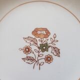 6 dessert plates from the gien pottery