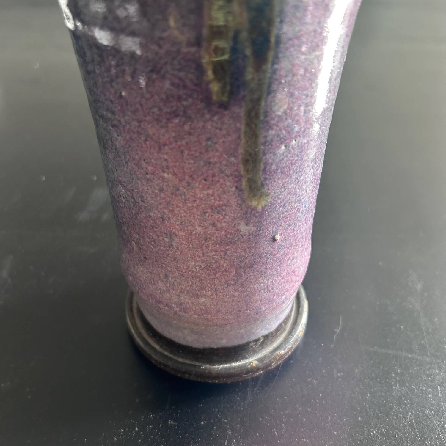 Purple Art Deco Vase
