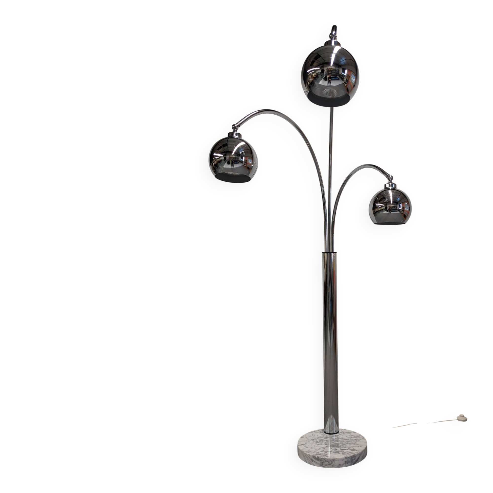 Lampadaire Muguet Eye ball Space age de Goffredo Reggiani, Italie vers 1970