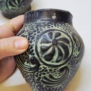 Pair of Small Decorative Vases in Terracotta, Ancient Greek Style