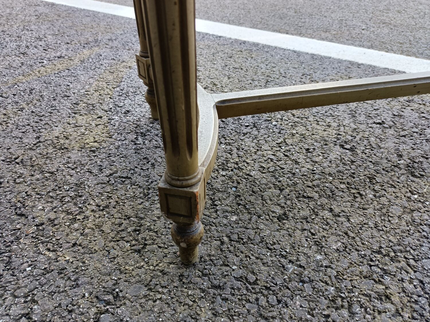 Old piano bench cannée style louis xvi