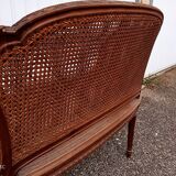 Caned bench in Louis XVI style