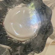 Coupe étoile en cristal de Vannes, années 60