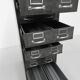 Industrial Steel Chest of Drawers with 20 Drawers