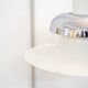 Mandalay White and Silver Pendant Lamp by Andreas Hansen for Louis Poulsen, Denmark