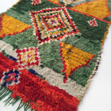 Moroccan Berber carpet Boucherouite 151x105cm