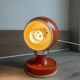 Eyeball Magnet Table Lamp – Orange & Chrome Metal (1970s)