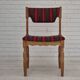 1970s, Danish set of 4 dining chairs, original condition, oak, wool.