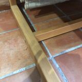 Coffee table pine magazine holder