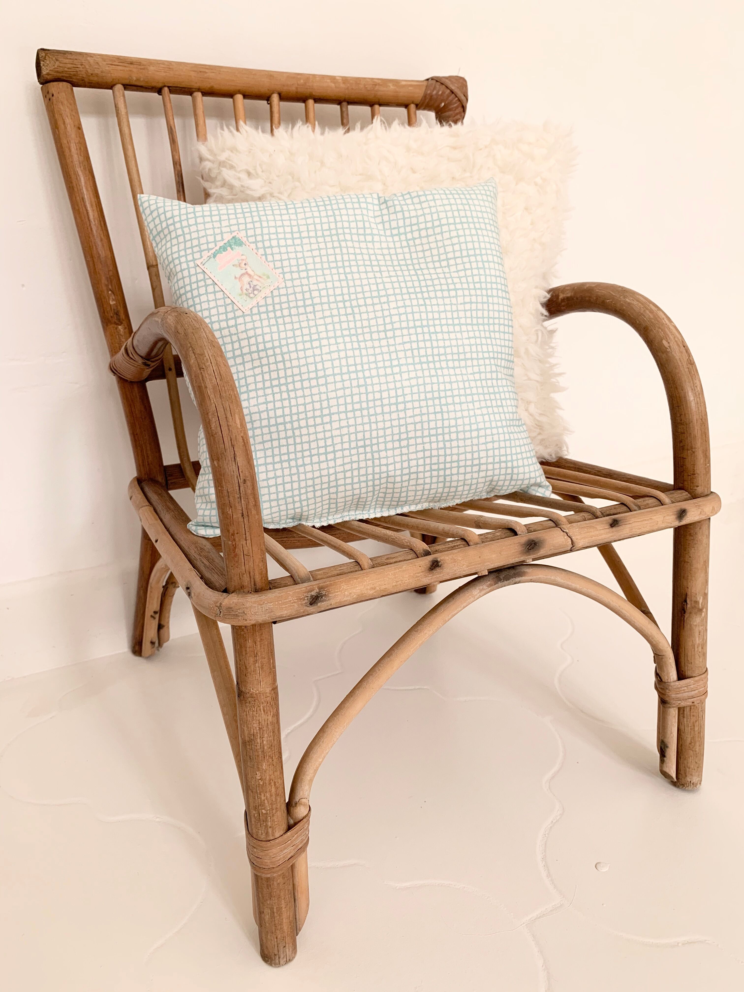 Child rattan armchair