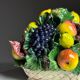 Majolica ceramic Italian fruit piece
