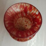 Ancien vase en pâte de verre h 22,5 cm vintage, décoration, collection