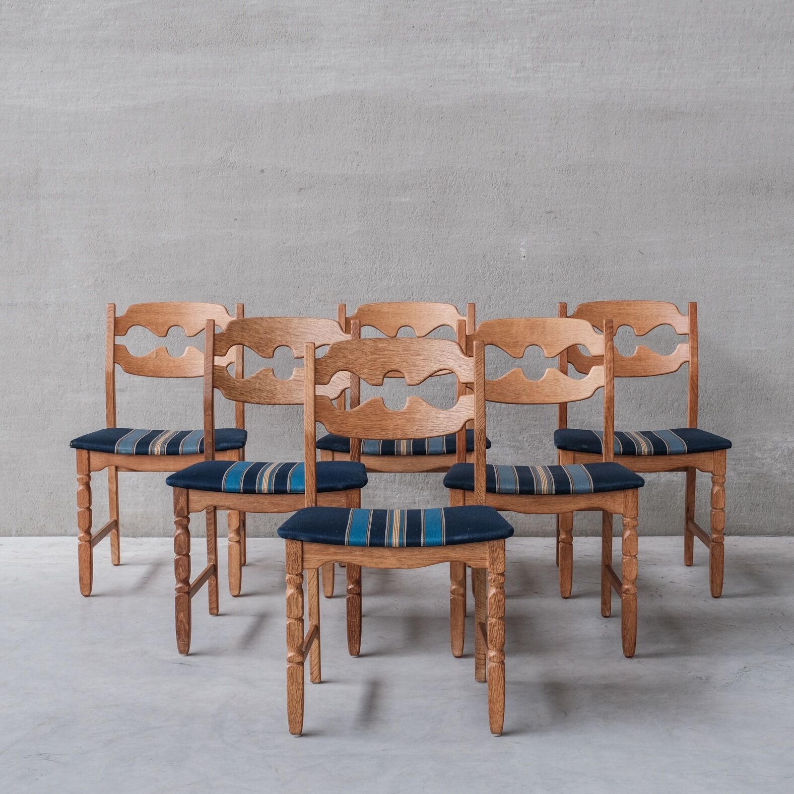 Oak dining chairs