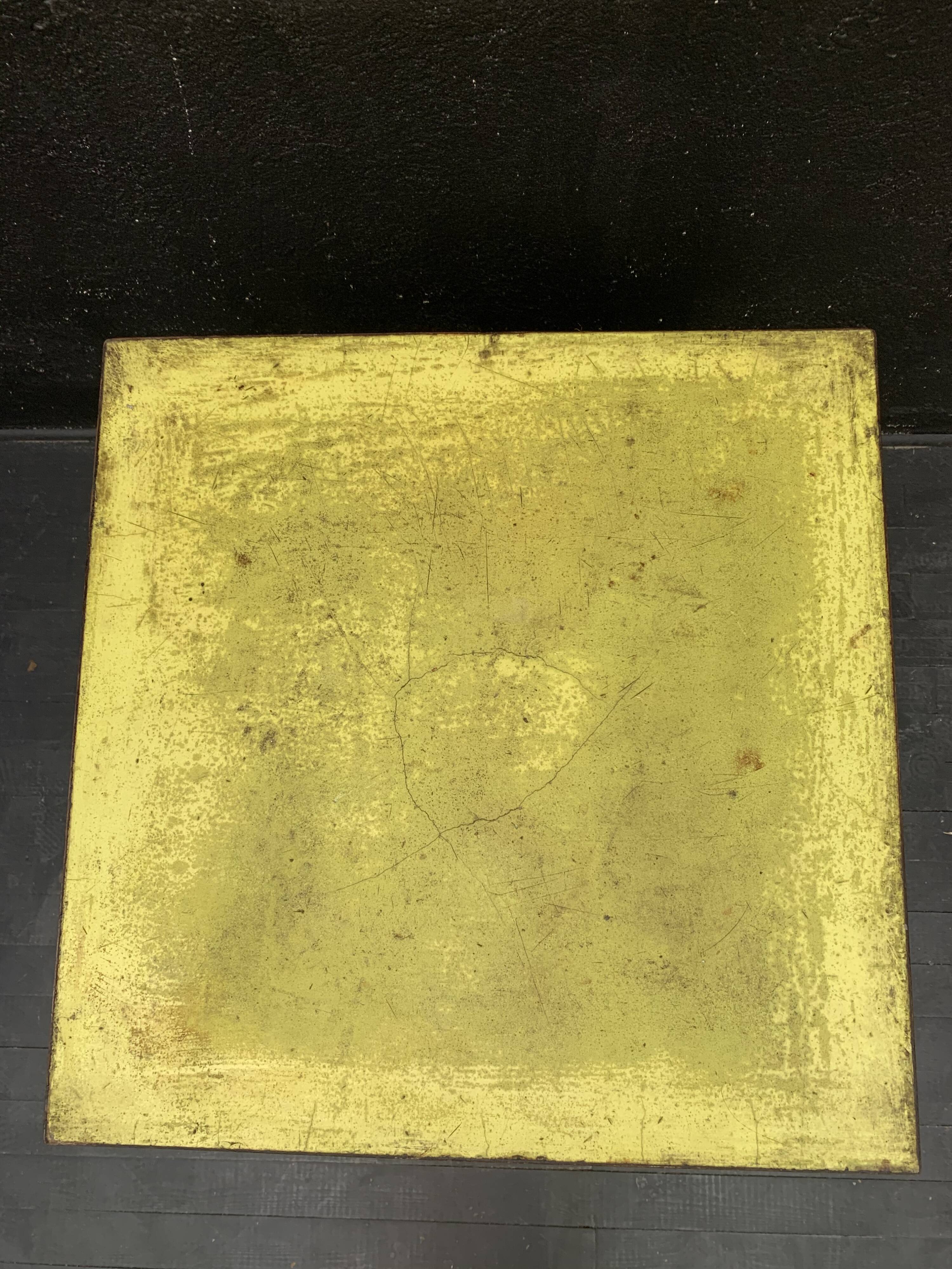 Square bistro table period 1950