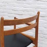 Rare armchair in oak by Jos De Mey for Van Den Berghe-Pauvers, 1960s