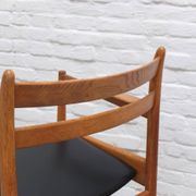 Rare armchair in oak by Jos De Mey for Van Den Berghe-Pauvers, 1960s
