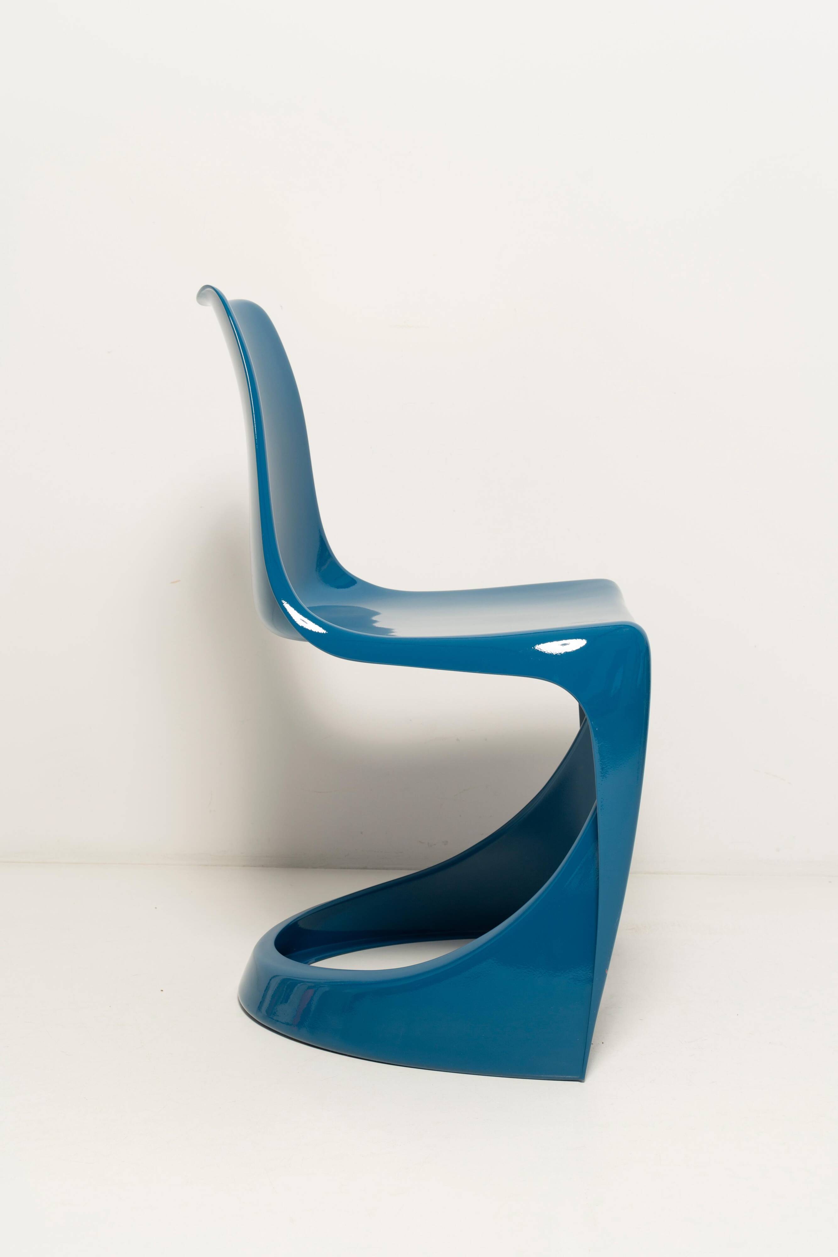 Mid-century blue sea Cado chair, Steen Østergaard, Europe, 1960s