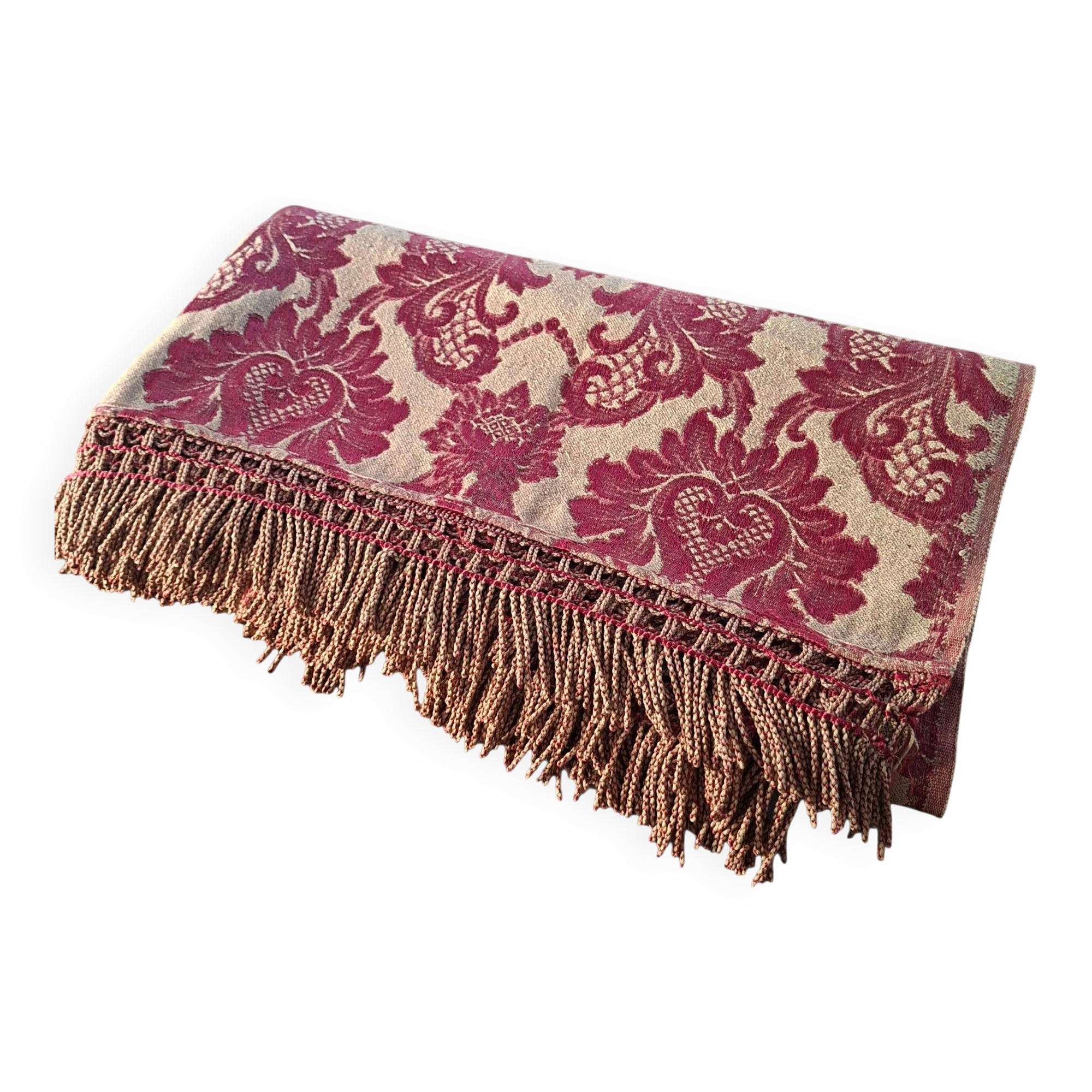 Vintage damask tablecloth