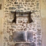 Wooden wall-mounted spice rack