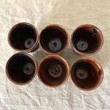 Vintage ceramic espresso coffee cups