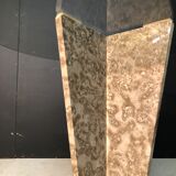 Side table / piece of sofa in marble 80s