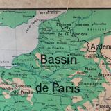 Map France reliefs du sol