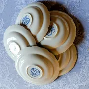 Set of saucers / small deep plates Windsor Ridgway Staffordshire