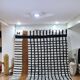 Beni Ouarain Berber wool rug, modern design with black and white checks