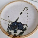 Set of 2 pottery plates from La Colombe, Vallauris