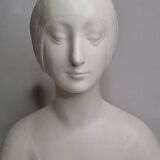Buste d’après Laurana style renaissance, dit d’Aragon, plâtre patiné, 33 cm