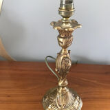Gilded bronze lamp foot