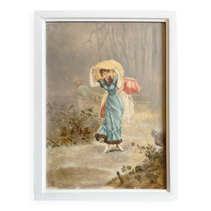Tableau, huile sur toile - alexandre