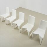 Set of 5 LRC Chairs by Architect Wiel Arets for Lensvelt Netherlands 2005
