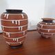 German ceramic vase, 1960s, set of 2