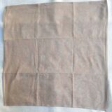 round damask tablecloth, 197 cm in diameter, with 6 towels