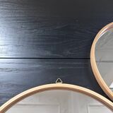 Set de miroirs en bambou