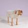1960s sheep sculpture/stool by Peter Krafft Germany